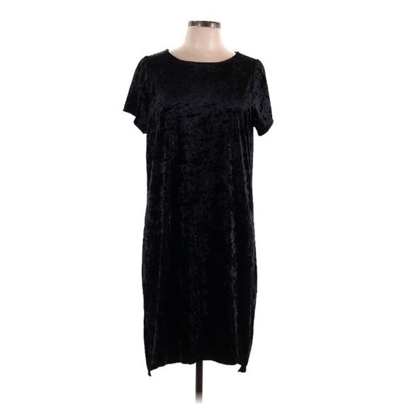 Torrid Bodycon dress High-Low Crushed Velvet Short Sleeve Size 0 Plus - Picture 1 of 10